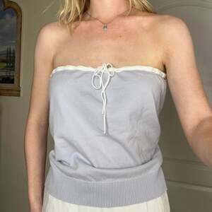 Mossimo Stretch Knit Strapless Tie Detail Tube Top